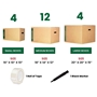 combo moving box kit item count